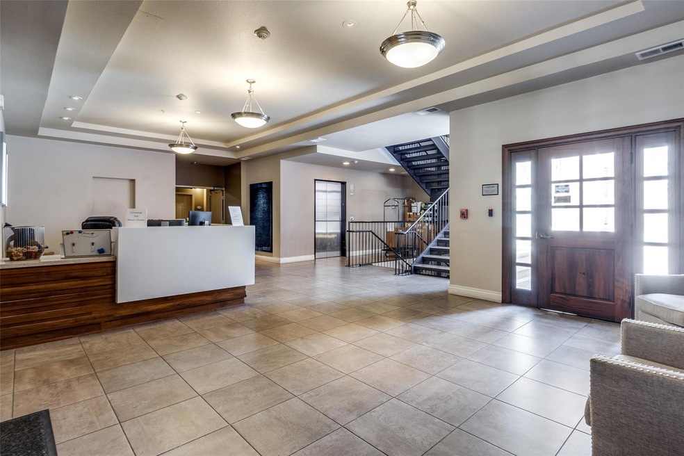 Concierge desk and greeting area just outside fron