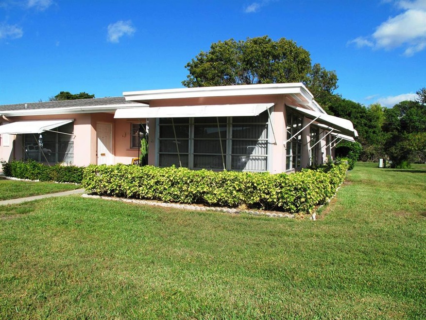 Front view of corner villa