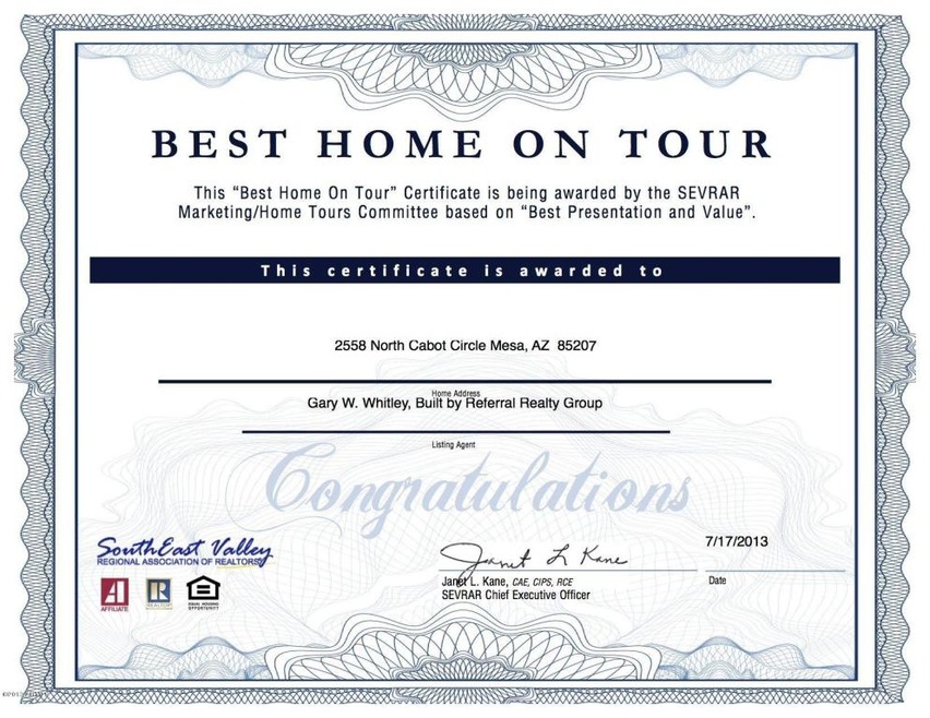 Best Home on Tour