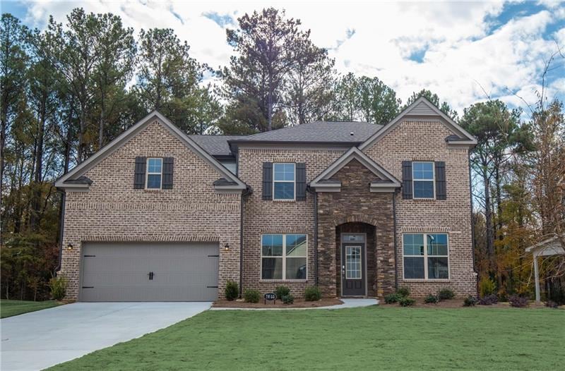 Stock photo of Mc Rae Elevation B actual homes fin