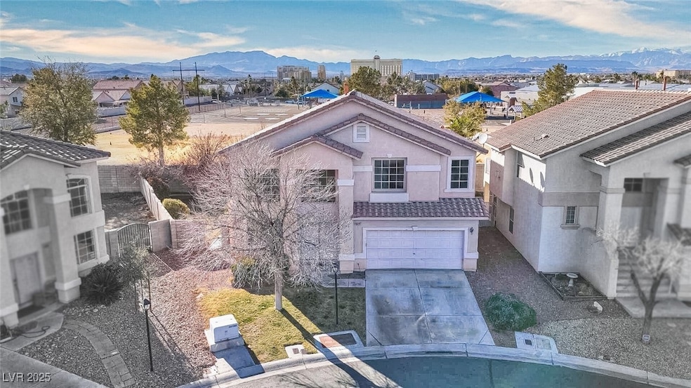 View of front of home featuring a mountain view, c