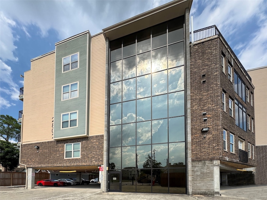 Exterior of the building is gated with ample visit