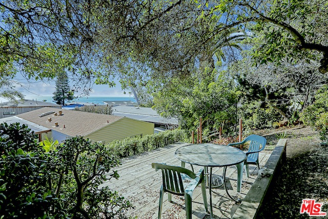 View from above the house