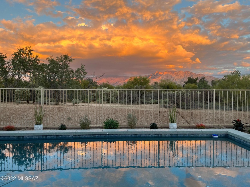 Sunset over Catalinas