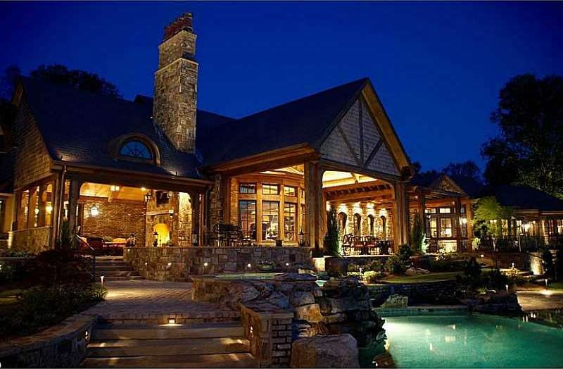 Exterior Front. Stone Veneer,Brick Veneer, Cedar W