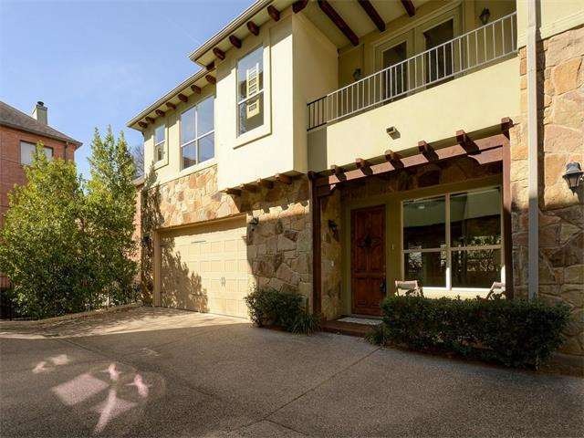 Private end unit in small complex that is just off