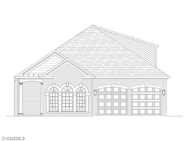 Exterior Front - New Brick Home