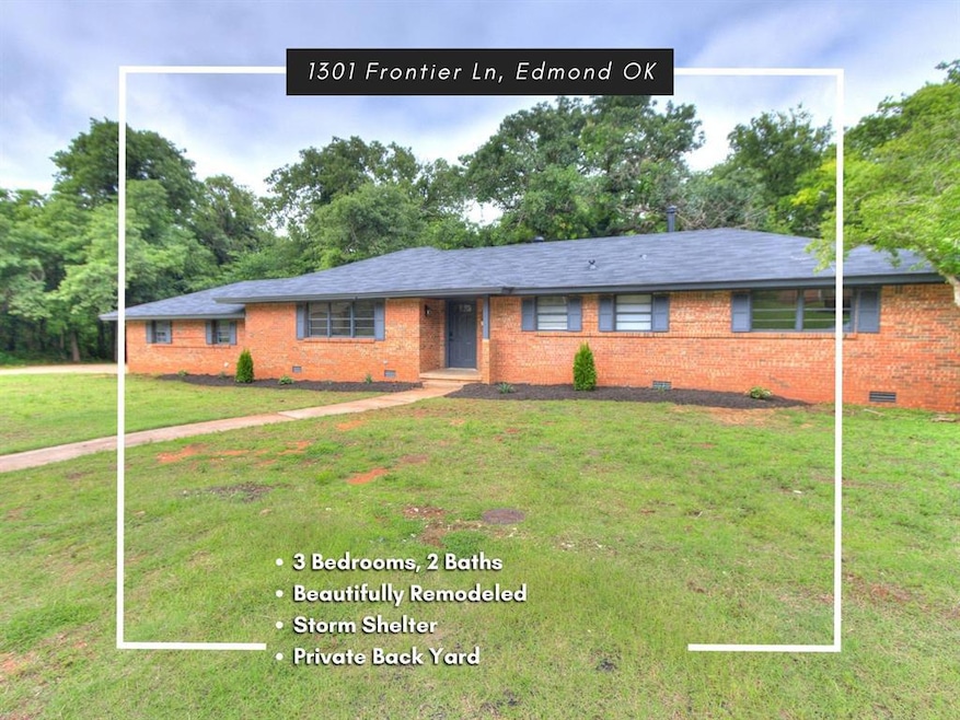Absolutely stunning mid century remodel located in a coveted area of Edmond.