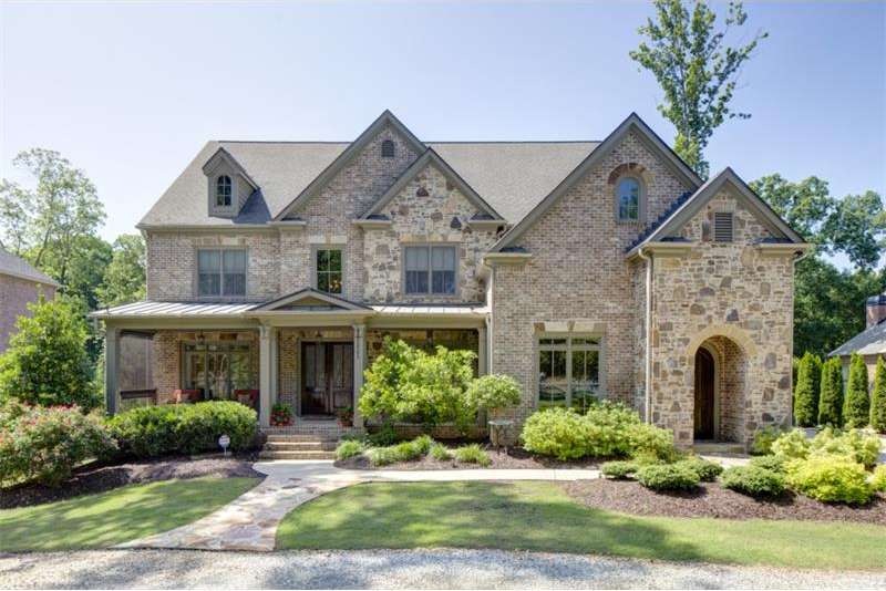 Beautiful Stone and Brick Home
