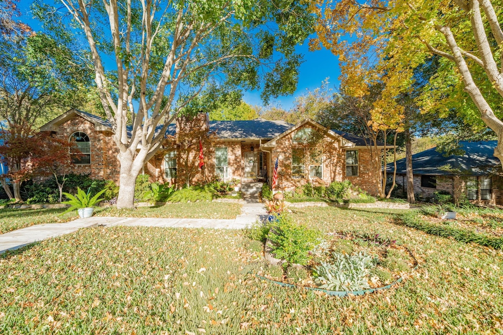 Beautifully landscaped yard