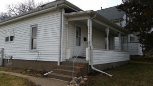 Front view with open porch