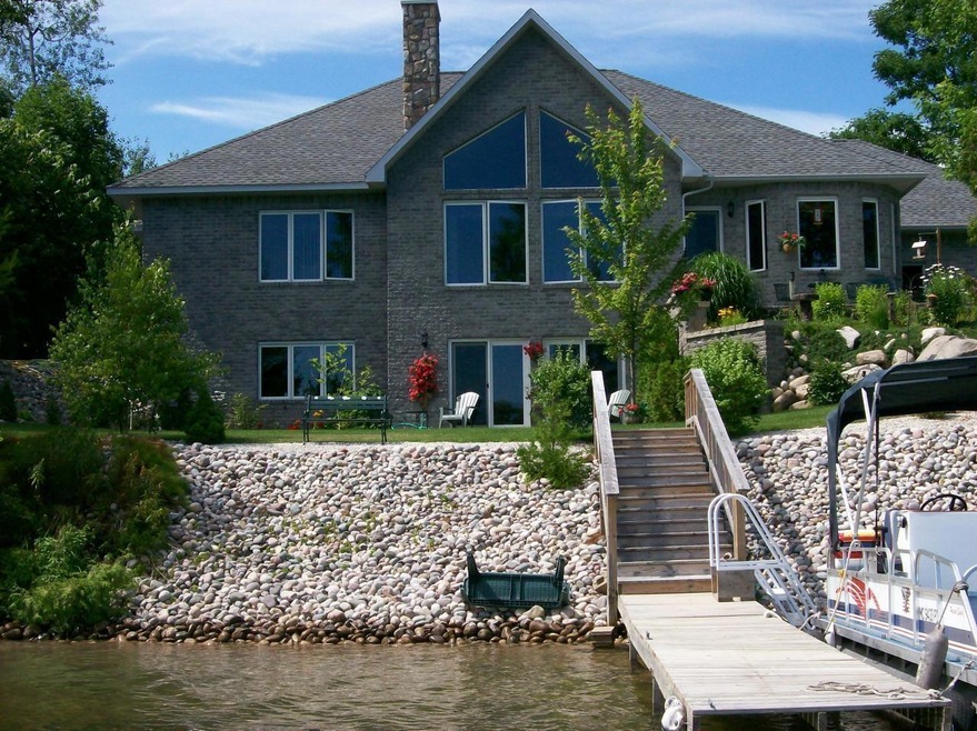 Home facing water