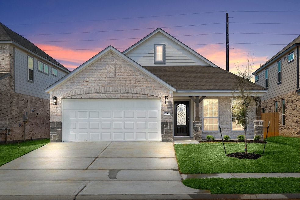 Welcome home to 2190 Reed Cave Lane located in Forest Village and zoned to Conroe ISD.