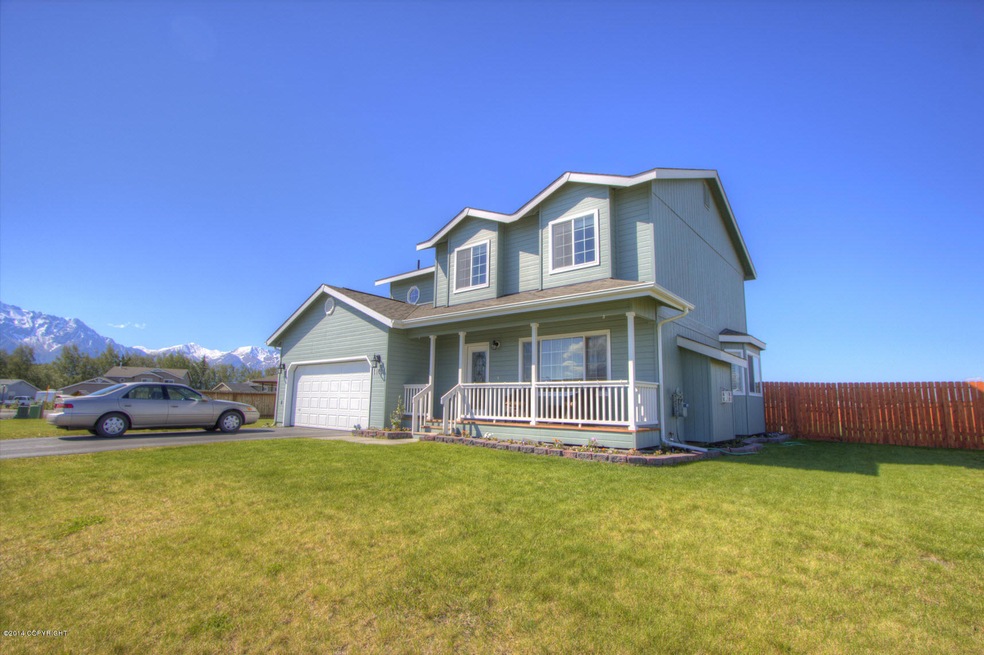 Front of home and landscaping