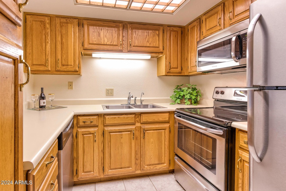 Kitchen with newer appliances