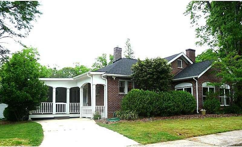 Patio/Deck. 4 sided brick home in city of Gainesvi