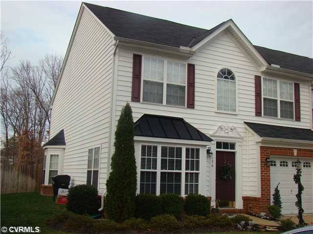 Exterior Front - End-Unit Surrounded by Wooded Are