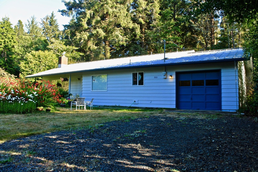 Front of the house.