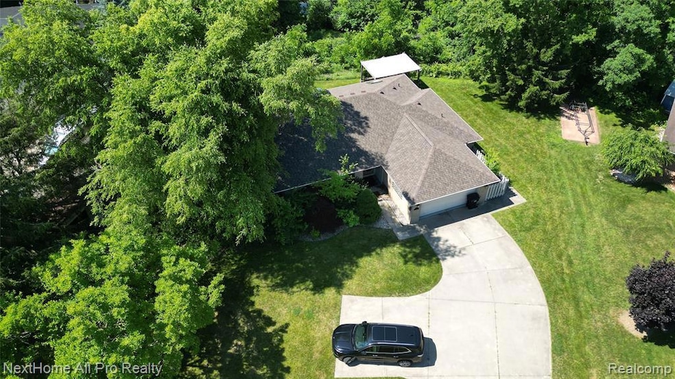 Frontyard footage via drone