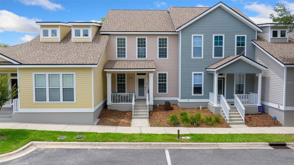 Front of townhouse