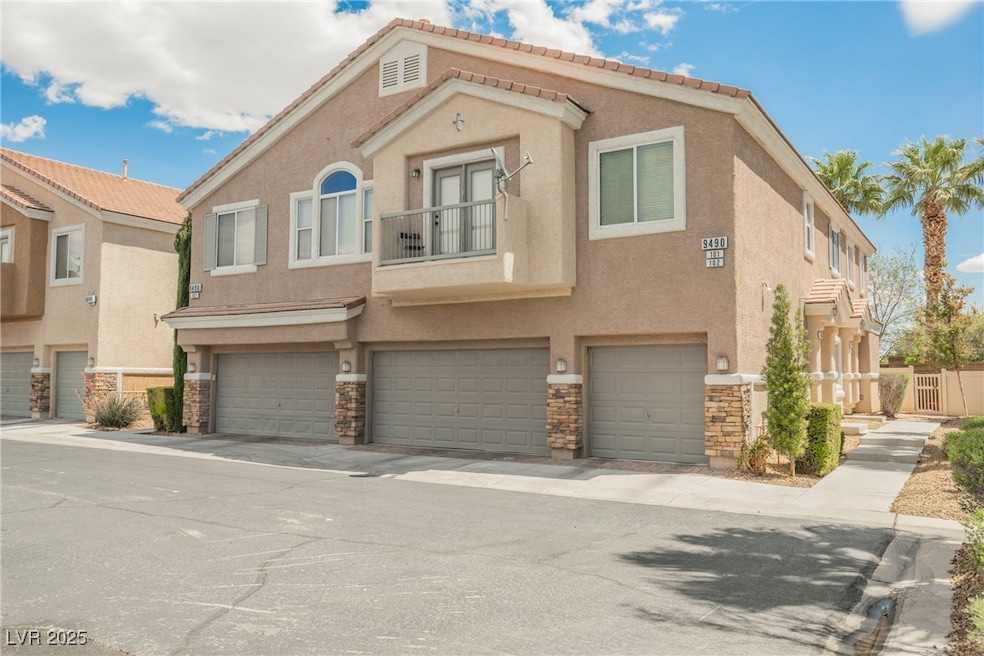 Multi unit property with stucco siding, an attache
