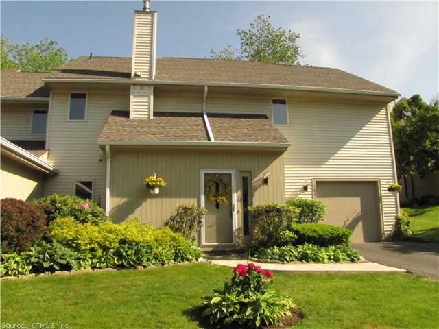Exterior Front. Attached garage is especially conv