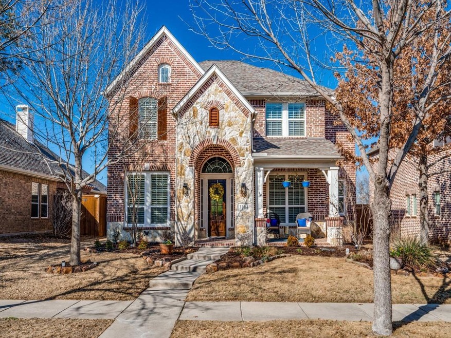 Enjoy your morning coffee on your tranquil front porch.