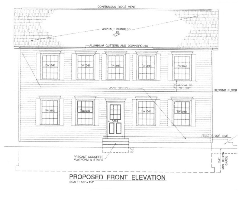 Colonial front