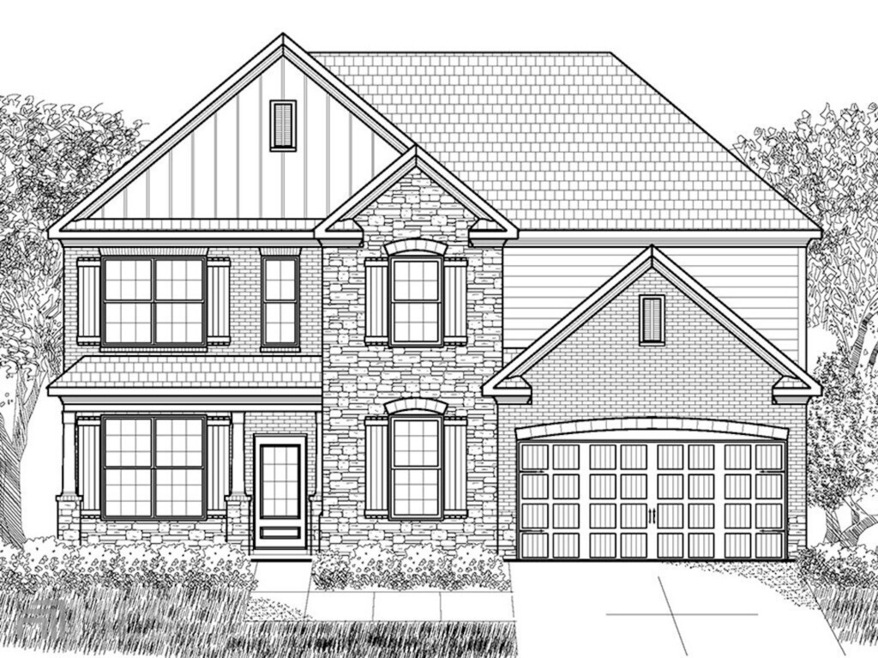 The Grayson Elevation  I at Loring in Cumming, Geo