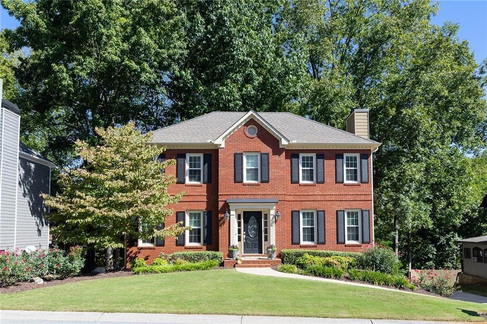Traditional home -Featuring brick-front and beautifully landscaped yard.