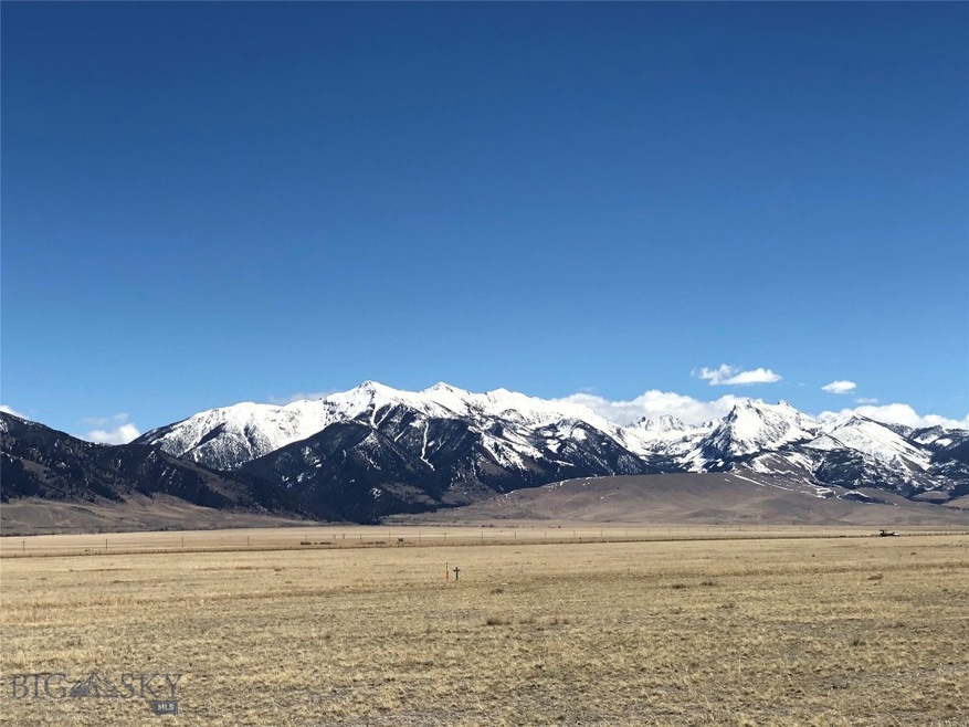 View from the lot towards the Madison Range