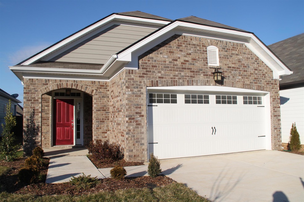 The Laurel floor plan.  It is move-in ready!