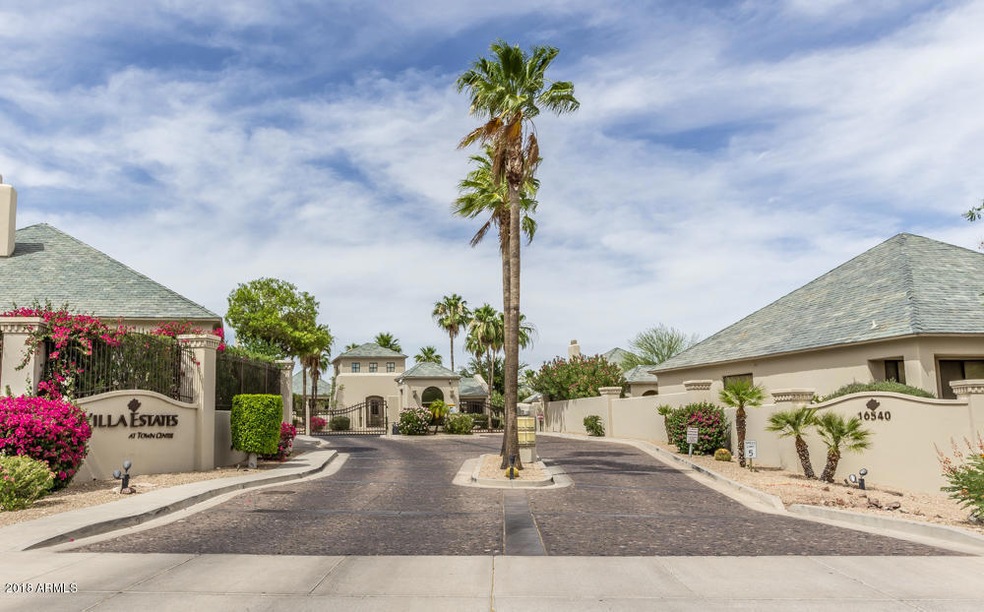 Gated Entry at Villa Estates