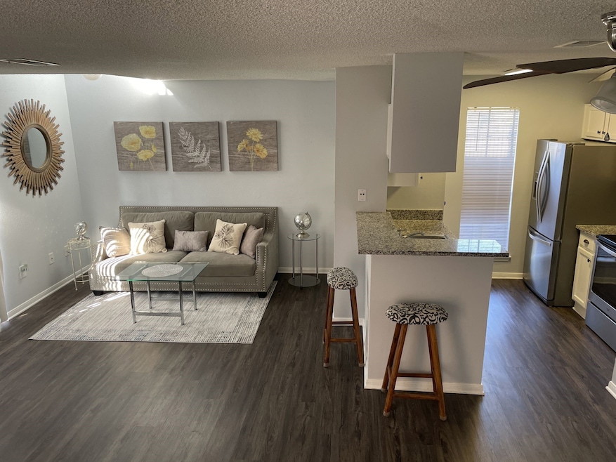 Enjoy your morning coffee at the kitchen bar