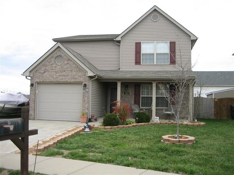 Front view of home. Home is located on