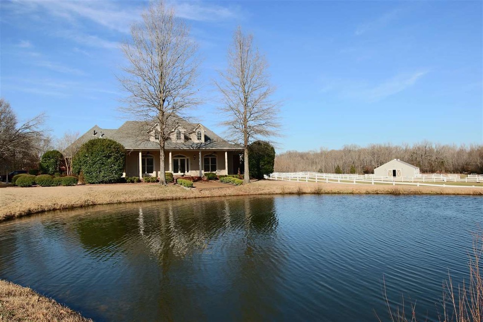 You can't miss seeing this one. 6 acre lake with 1