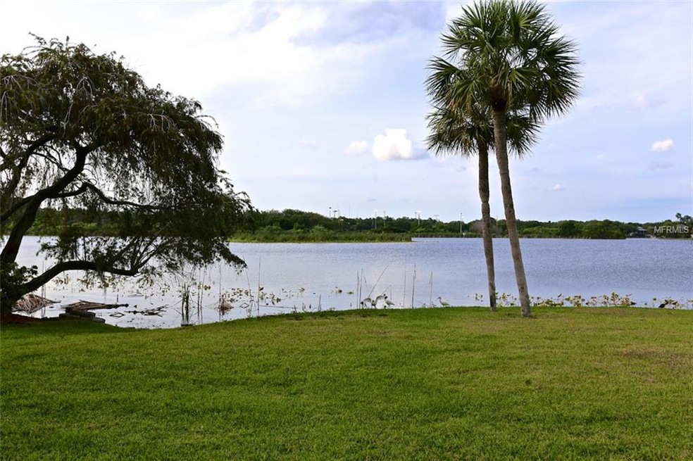Lovely view of lake from screened balcony!