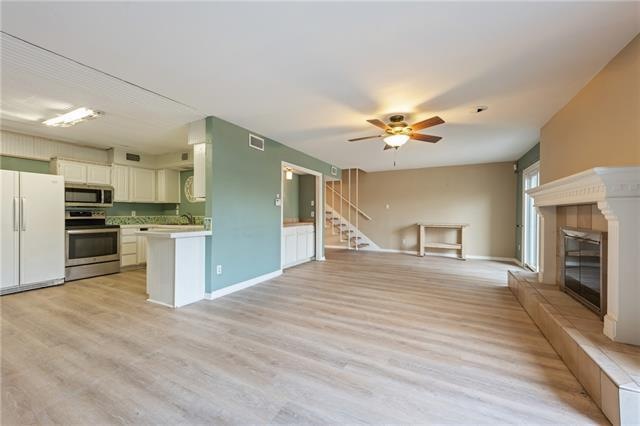 Living room near the back patio