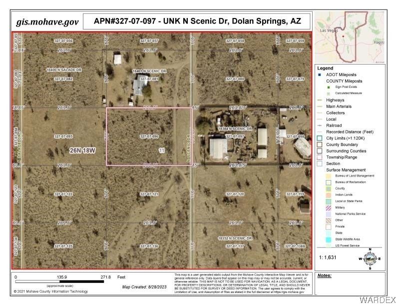 Mohave County Assessor's Map