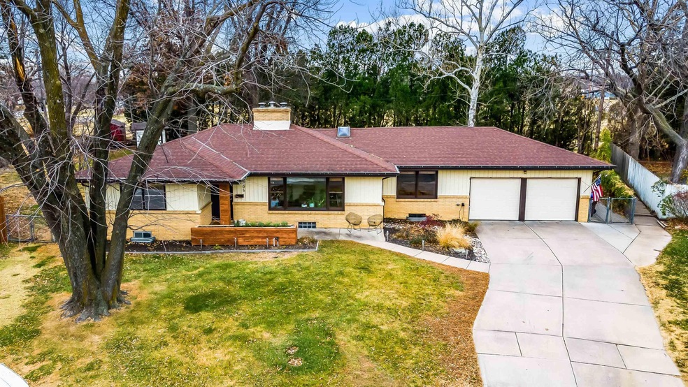 1/3+ acre lot with mature trees at the end of the 