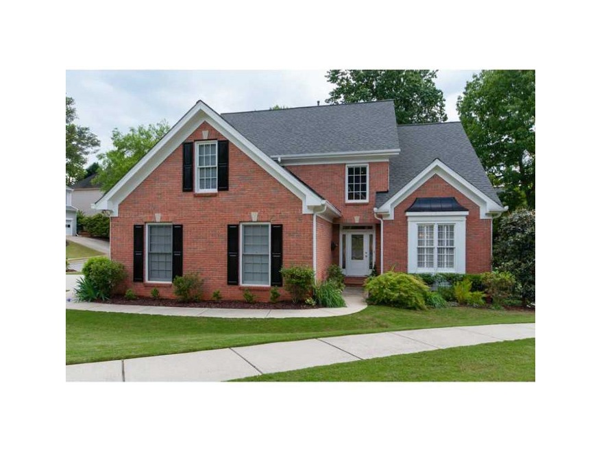 Exterior Front. Brick home in Windward subdivision