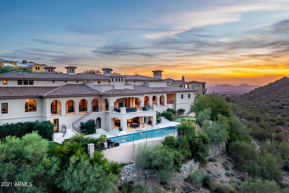 Back of Home at Sunset