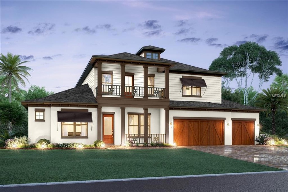 Rendering of completed home