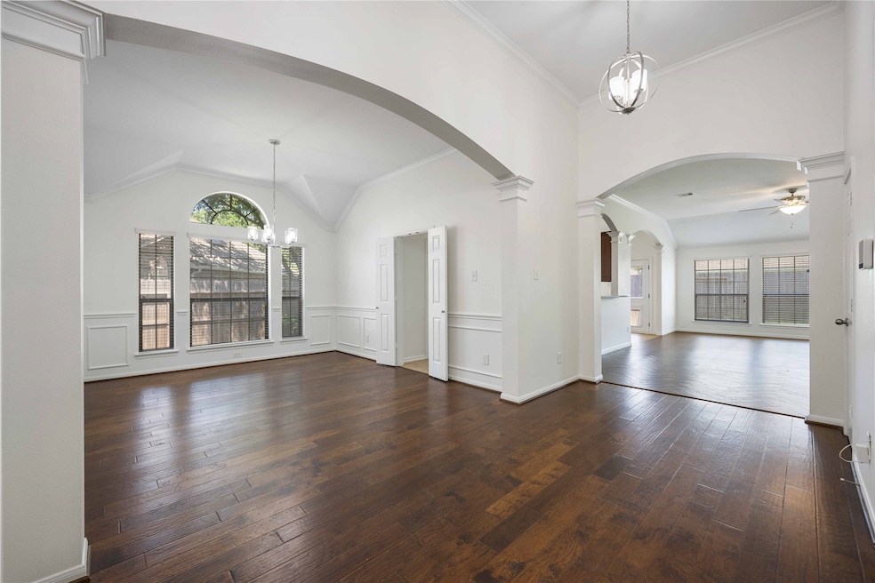 This photo showcases a spacious, open-concept inte