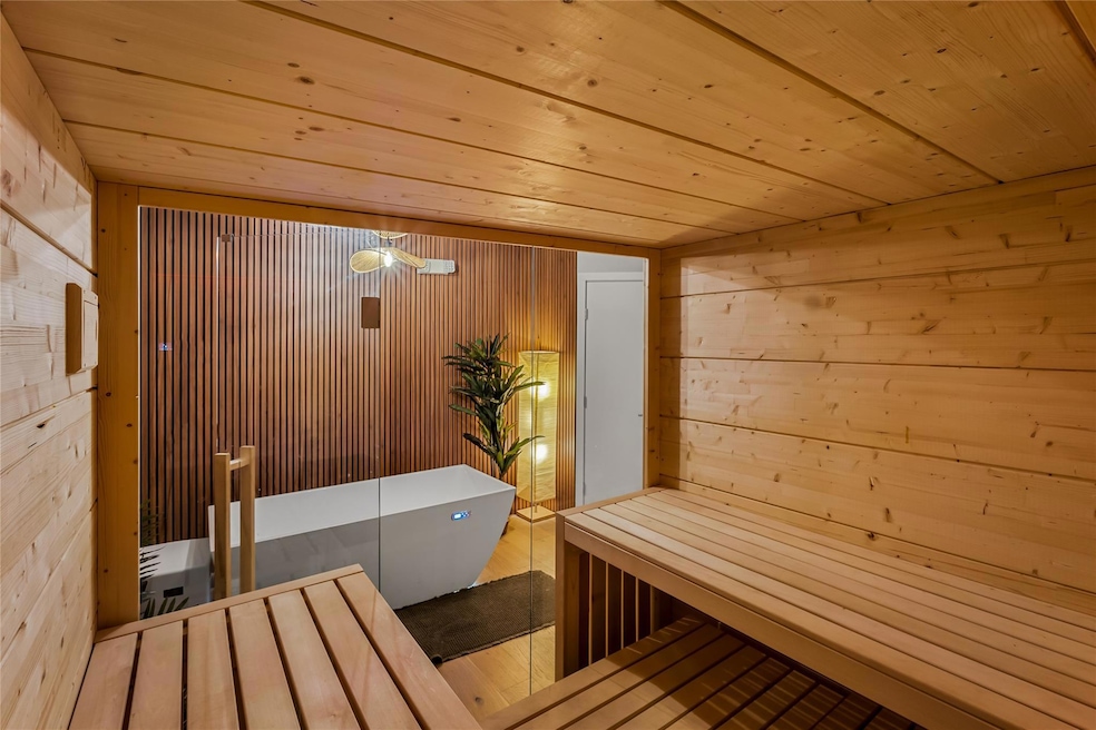 View of sauna