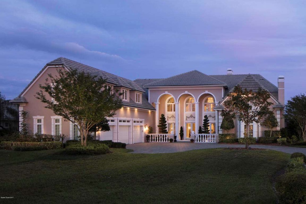 front elevation twilight