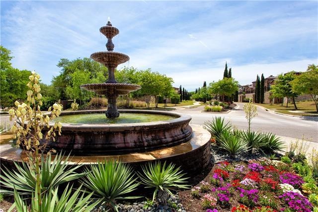 Beautifully landscaped Entryway to Tuscan Village
