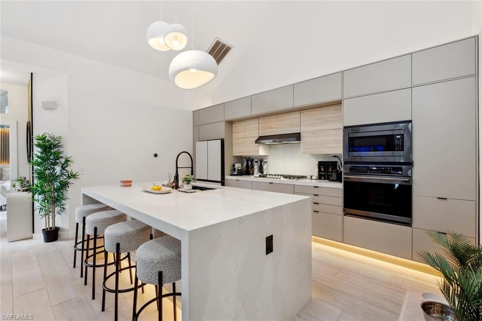 Brand new and expanded kitchen.  Island has storag