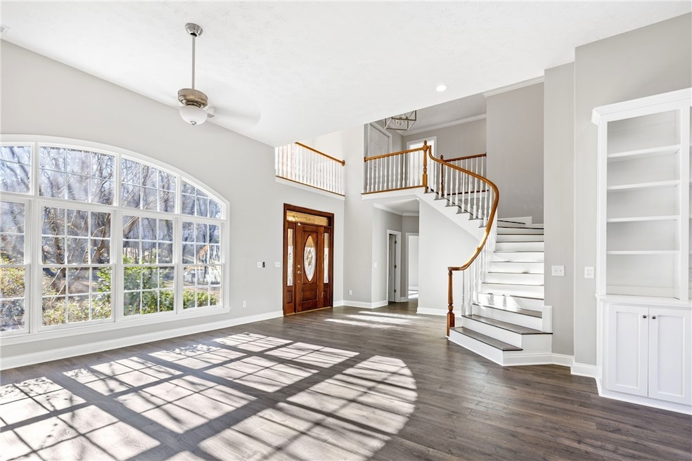 Beautiful winding staircase