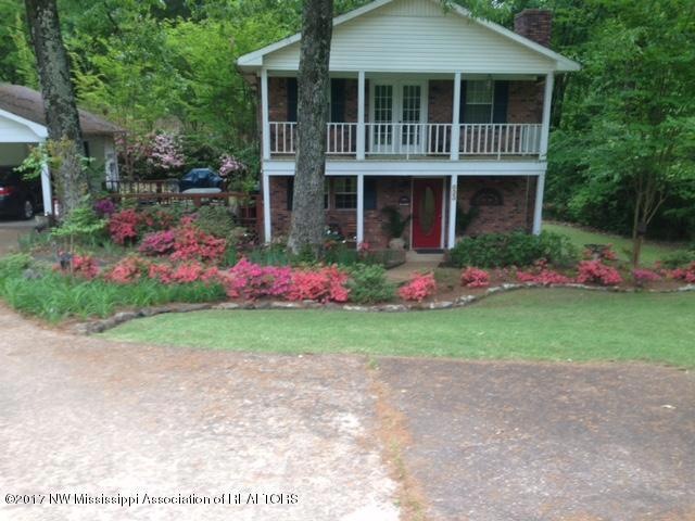Front with Beautiful Landscaping